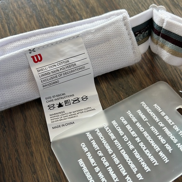 NWT - Kith x Wilson Pro Staff Visor - Picture 6 of 10